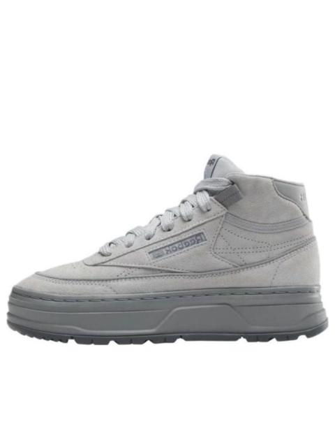 (WMNS) Reebok Club C Geo Mid 'Pure Grey' 100074482