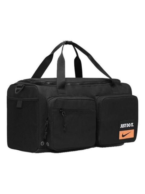 Nike Utility S Poewr Duff-fa22 Gfx Athleisure Casual Sports Gym travel handbag Unisex Black DQ5199-0