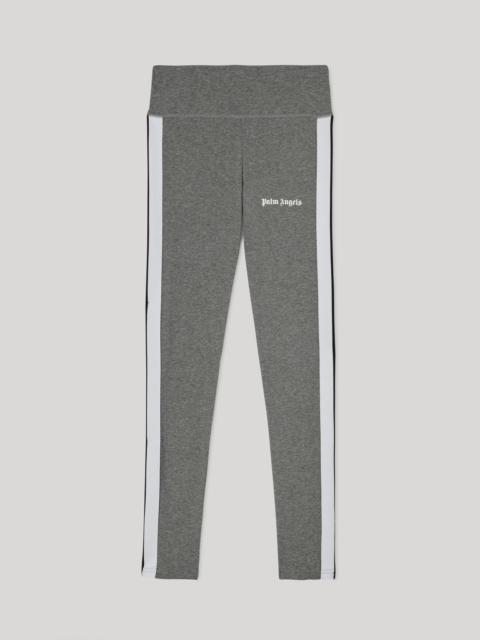 MELANGE GREY TRACK LEGGINGS