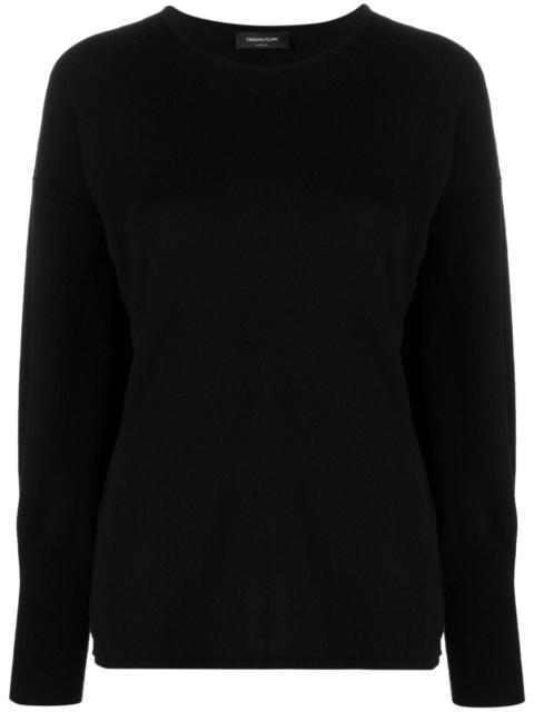 fitted-cuffs knitted jumper