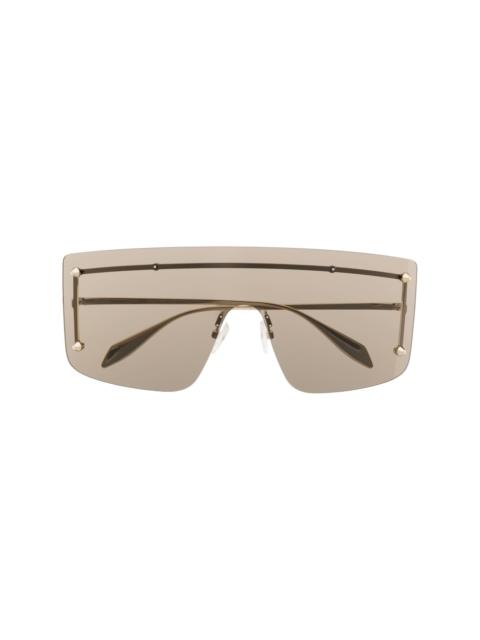 mask-style frame sunglasses