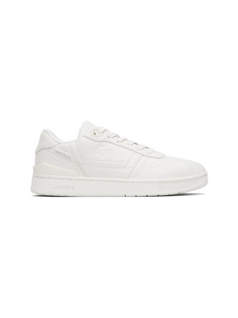 White T-Clip Shield Sneakers