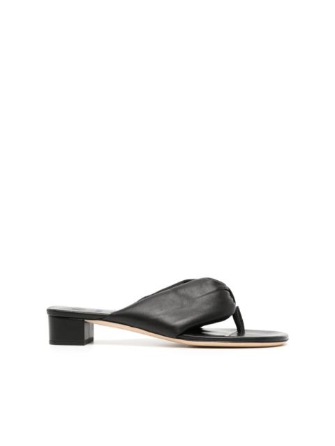 Dahlia 25mm leather sandals