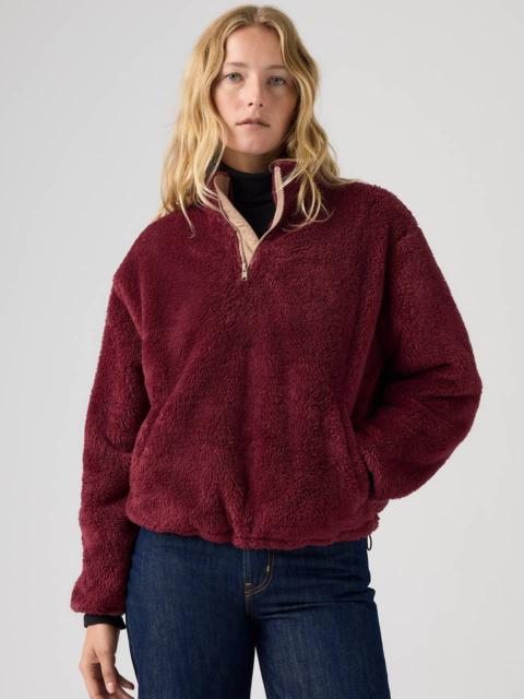 GEMMA SHERPA QUARTER-ZIP
