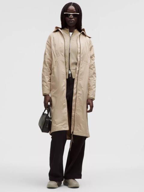 Taffeta Removable-Hood Long Jacket *SLNSH Collection