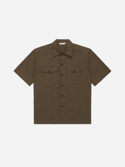 Safari Shirt - Drab Barkcloth