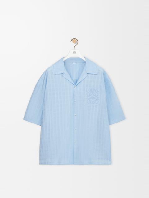 Short sleeve shirt in cotton