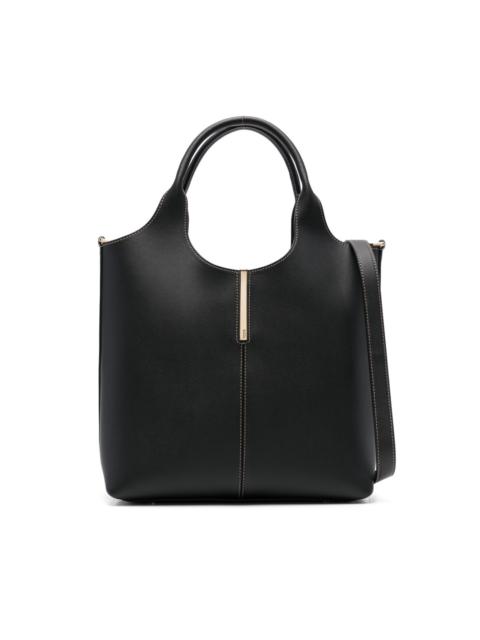 mini leather tote bag