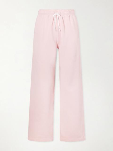 Cotton-blend Jersey Track Pants