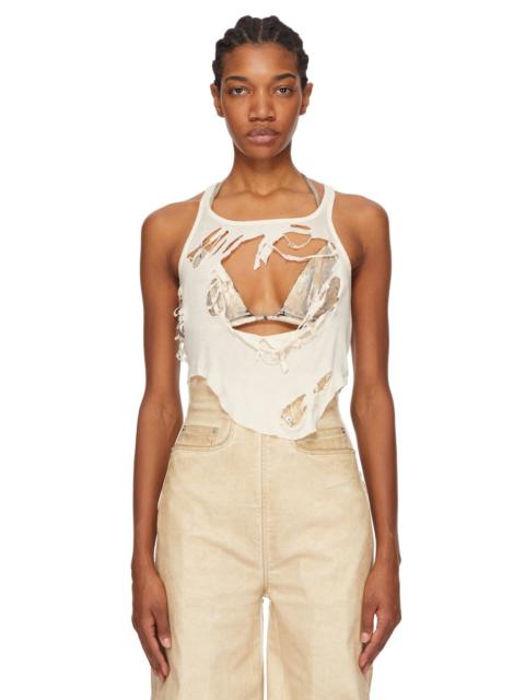 Off-White Hollywood Basic Cropped Tank Top