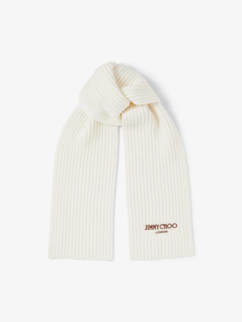 Yukiko
Latte Cashwool Knit Scarf