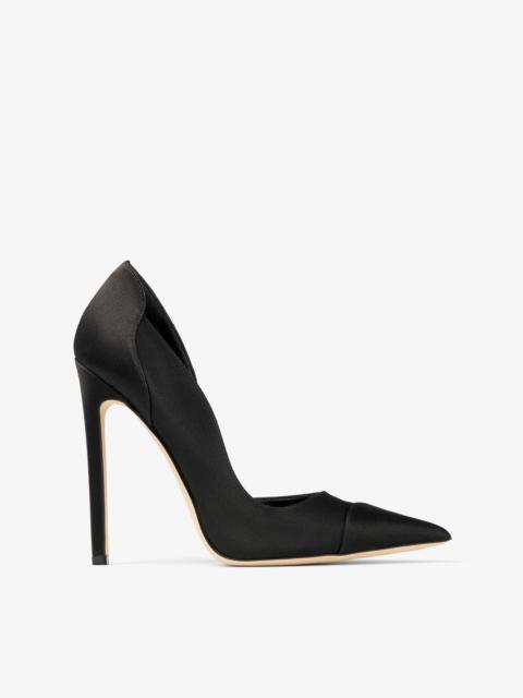 Brigitte 120
Black Satin Pumps
