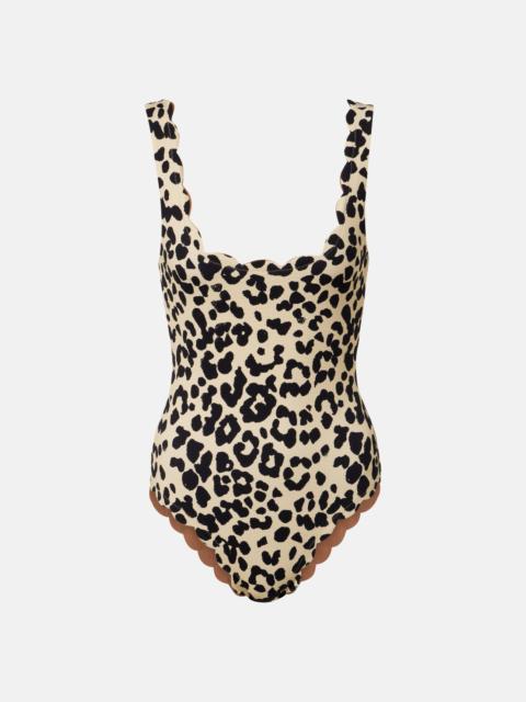 Palm Springs leopard-print swimsuit