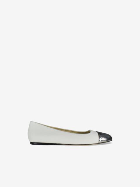 Watson cap-toe ballet flats