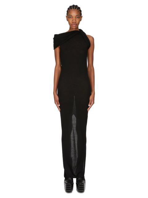 Black Hollywood Banded T Maxi Dress