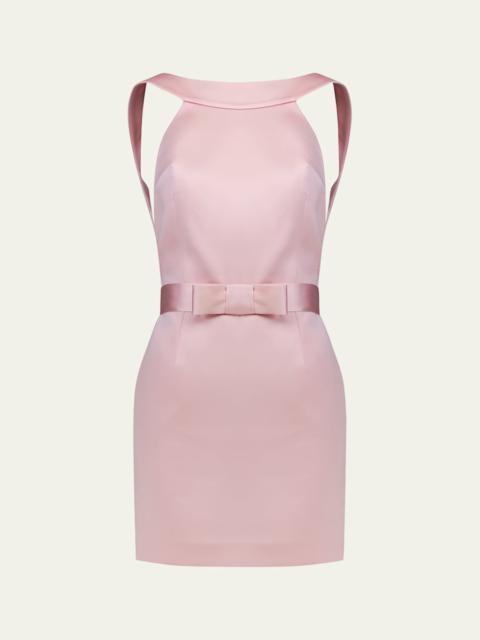 Delphine Satin Mini Dress