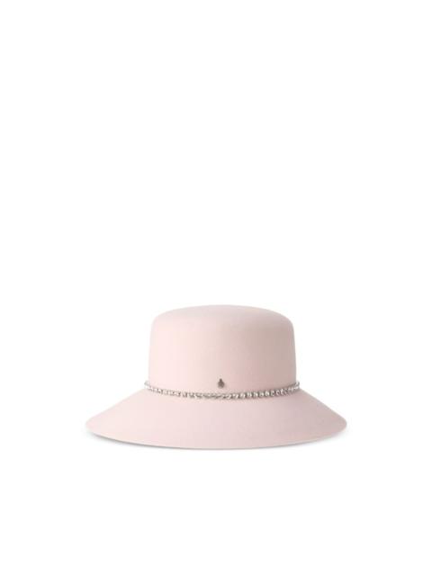 rhinestone-embellished hat