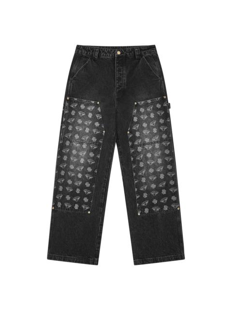 DIAMONDS & DOLLARS DENIM CARPENTER PANT