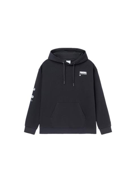 Li-Ning Skateboard Series Funny Printing Stay Warm Loose Hoodie 'Black' AWDR821-1