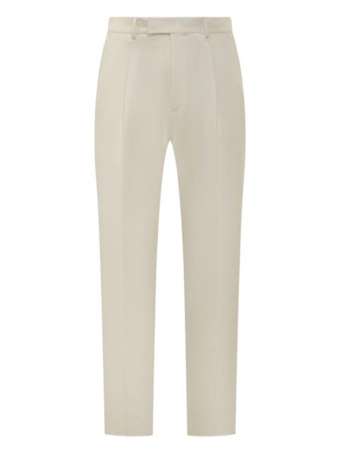 pleat-detailing trousers
