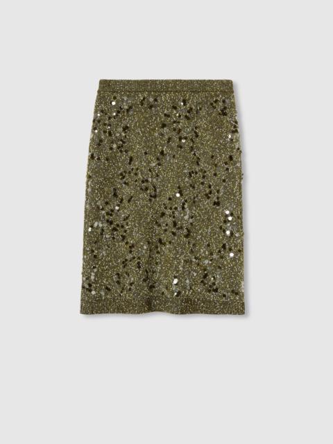 Tweed blend skirt