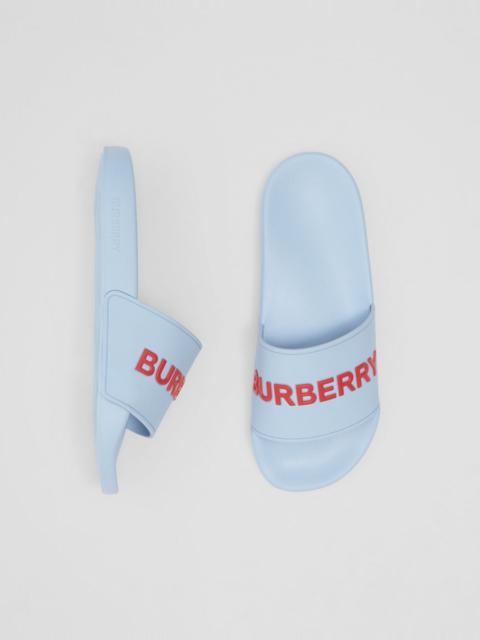 Embossed Logo Slides