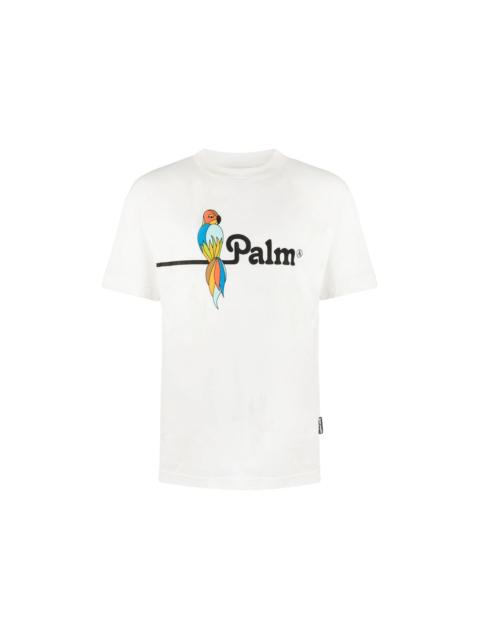 Palm Angels Parrot Logo T-Shirt White/Black/Multi