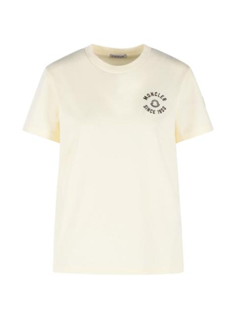 embroidered-logo T-shirt