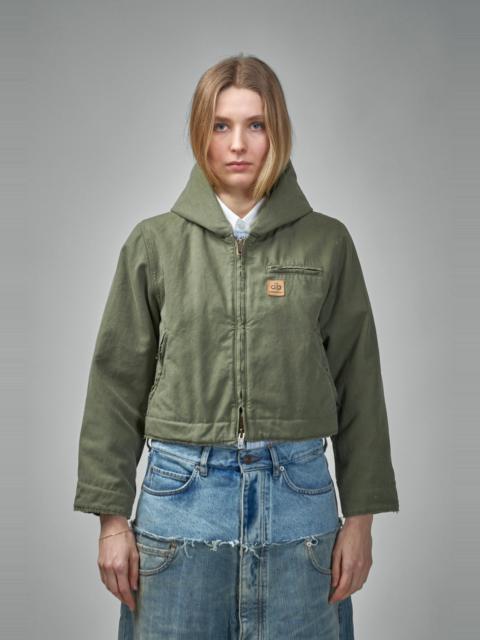 Shrunk Hooded Workwear Parka