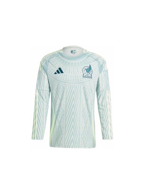 adidas Mexico 24 Long Sleeve Away Jersey Linen Green