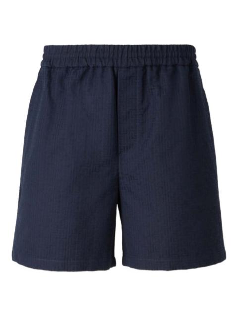 monogram-pattern bermuda shorts