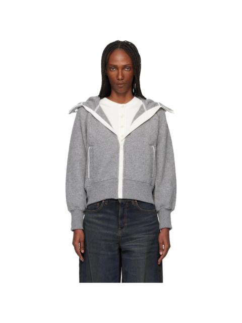 Gray 'White Label' Chilliwack Bomber Jacket