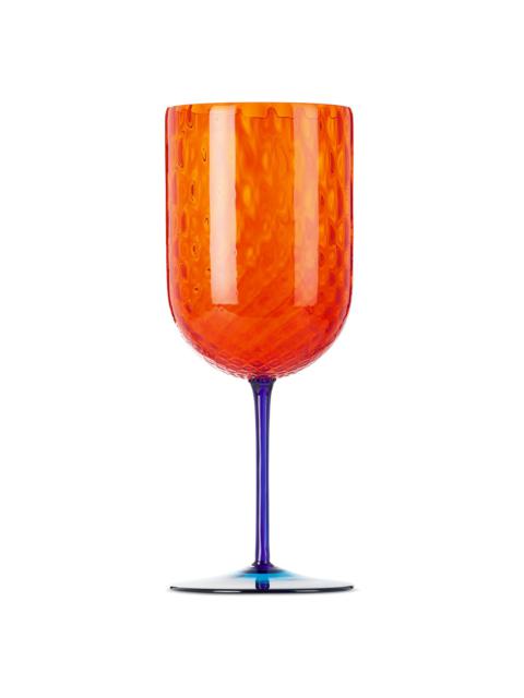 Orange Carretto Red Wine Glass