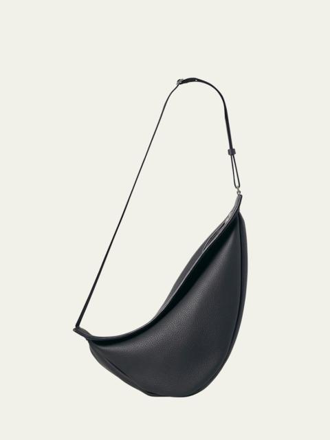 Large Slouchy Banana Bag in Luxe Grain Leather