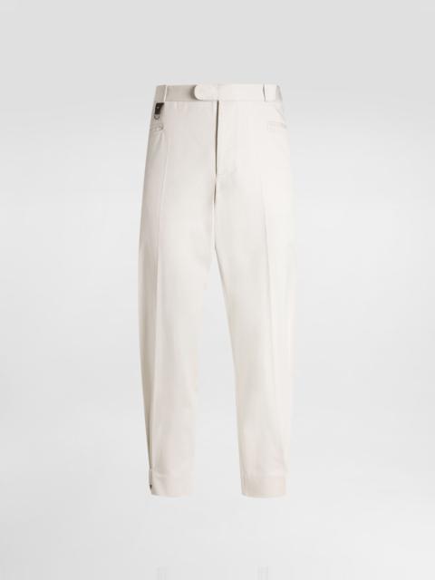Gabardine trousers