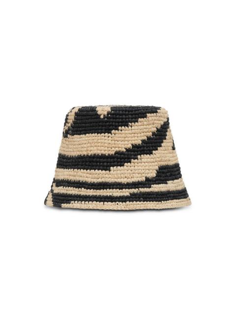 RAFFIA BUCKET HAT