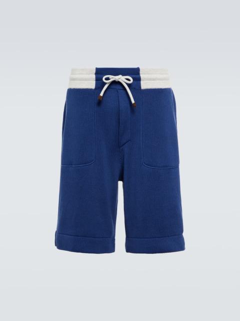 Cotton Bermuda shorts