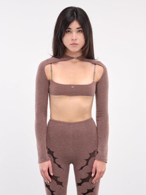 Thorn Intarsia Knit Sleeves