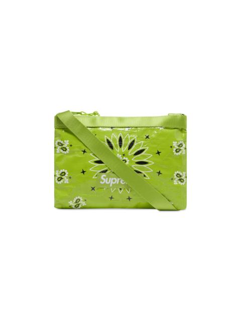 Supreme Bandana Tarp Side Bag 'Bright Green'