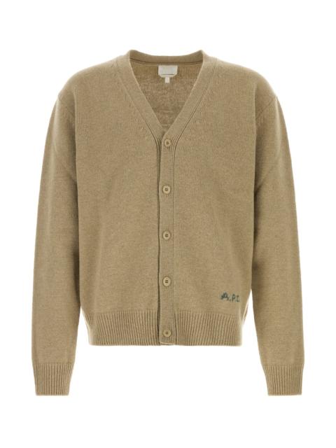 Beige wool Kevin cardigan