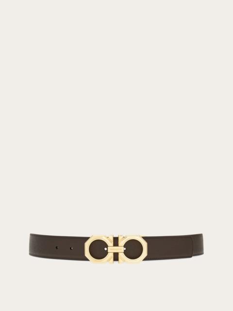 Reversible and adjustable Gancini belt