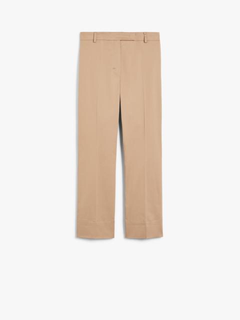 FELICE Skinny satin trousers