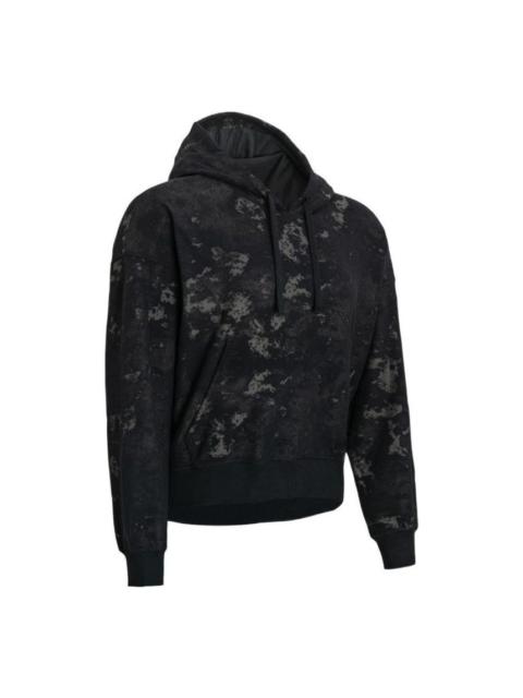 (WMNS) Under Armour Journey Terry Hoodie 'Black Grey' 1376915-001