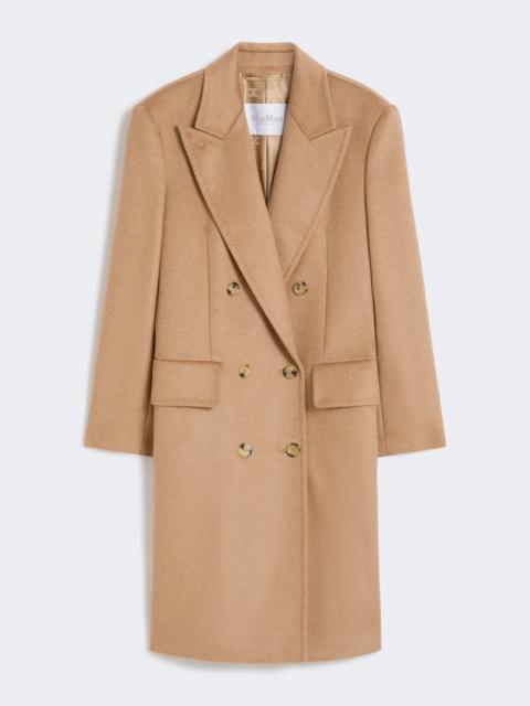 COSA Double-breasted camel coat