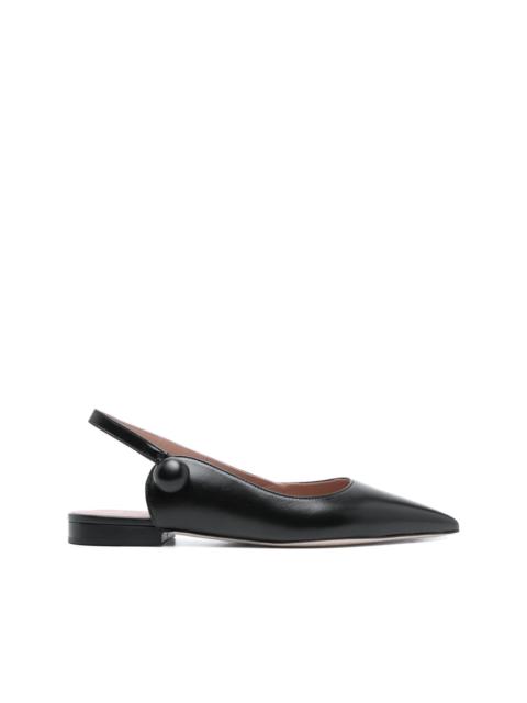 leather slingback pumps