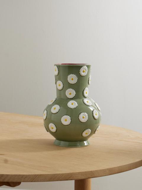 Margherita Painted Ceramic Vase
