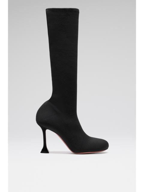 VENEDA STRETCH BOOT BLACK FINE KNIT