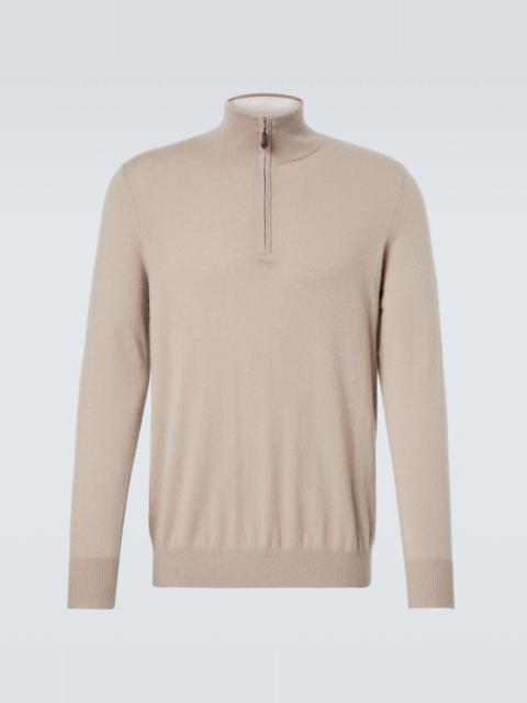Mr Fenchurch cashmere half-zip sweater