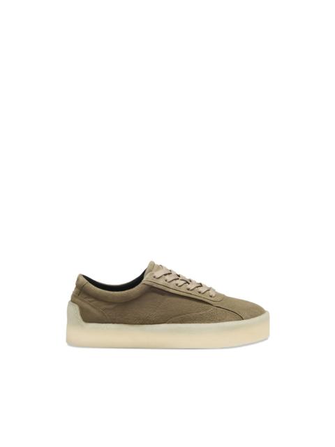 platform suede sneakers