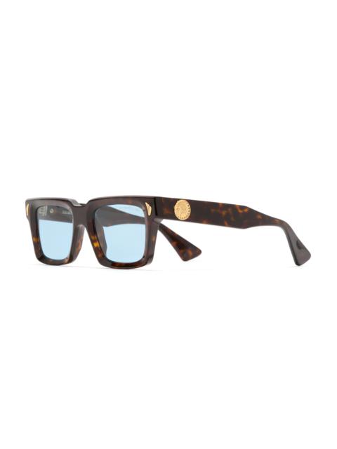 PALACE CUTLER AND GROSS MERCURY SQUARE SUNGLASSES HAVANA